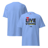 T-shirt unisex LIVE STRONG – Colori chiari