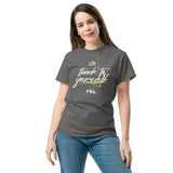 T-shirt unisex THANK TO YOURSELF – Colori intensi
