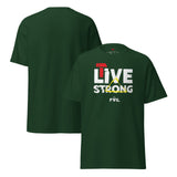 T-shirt unisex LIVE STRONG – Colori intensi