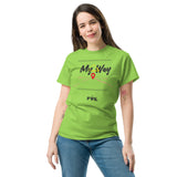 T-shirt Unisex My Way in Cotone - Colori chiari