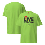 T-shirt unisex LIVE STRONG – Colori chiari