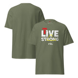 T-shirt unisex LIVE STRONG – Colori intensi