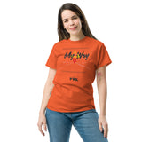 T-shirt Unisex My Way in Cotone - Colori chiari