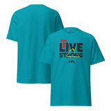 T-shirt unisex LIVE STRONG – Colori chiari